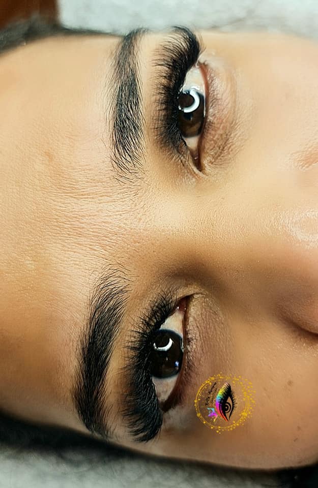Professional lash application